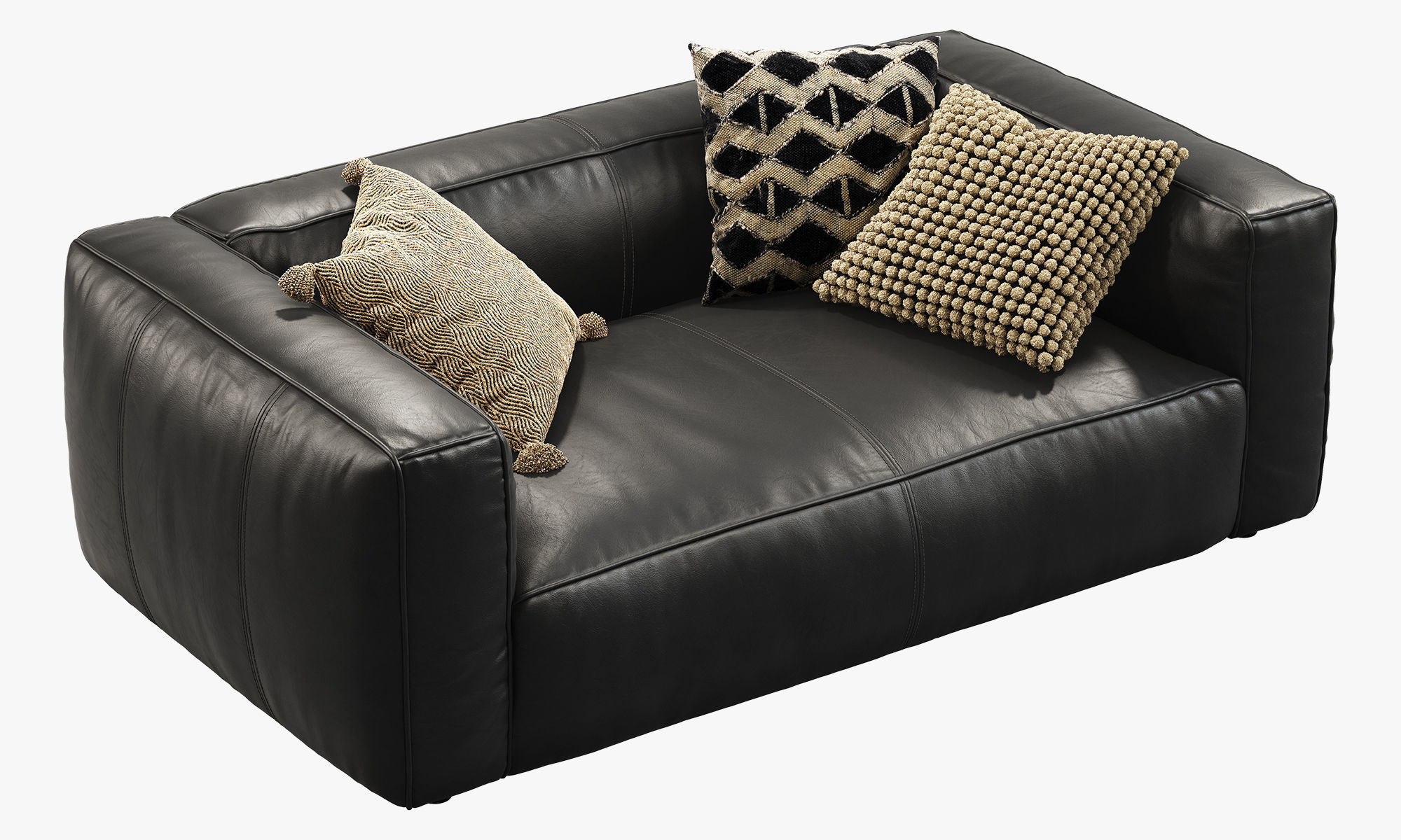 Joybird Jaxon Loveseat Sofa 3D model_7