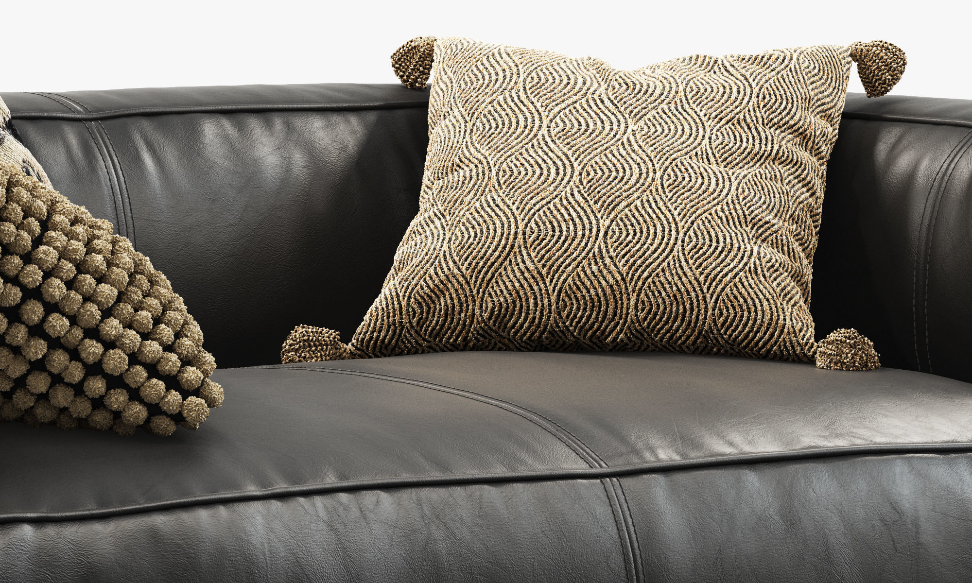 Joybird Jaxon Loveseat Sofa 3D model_9