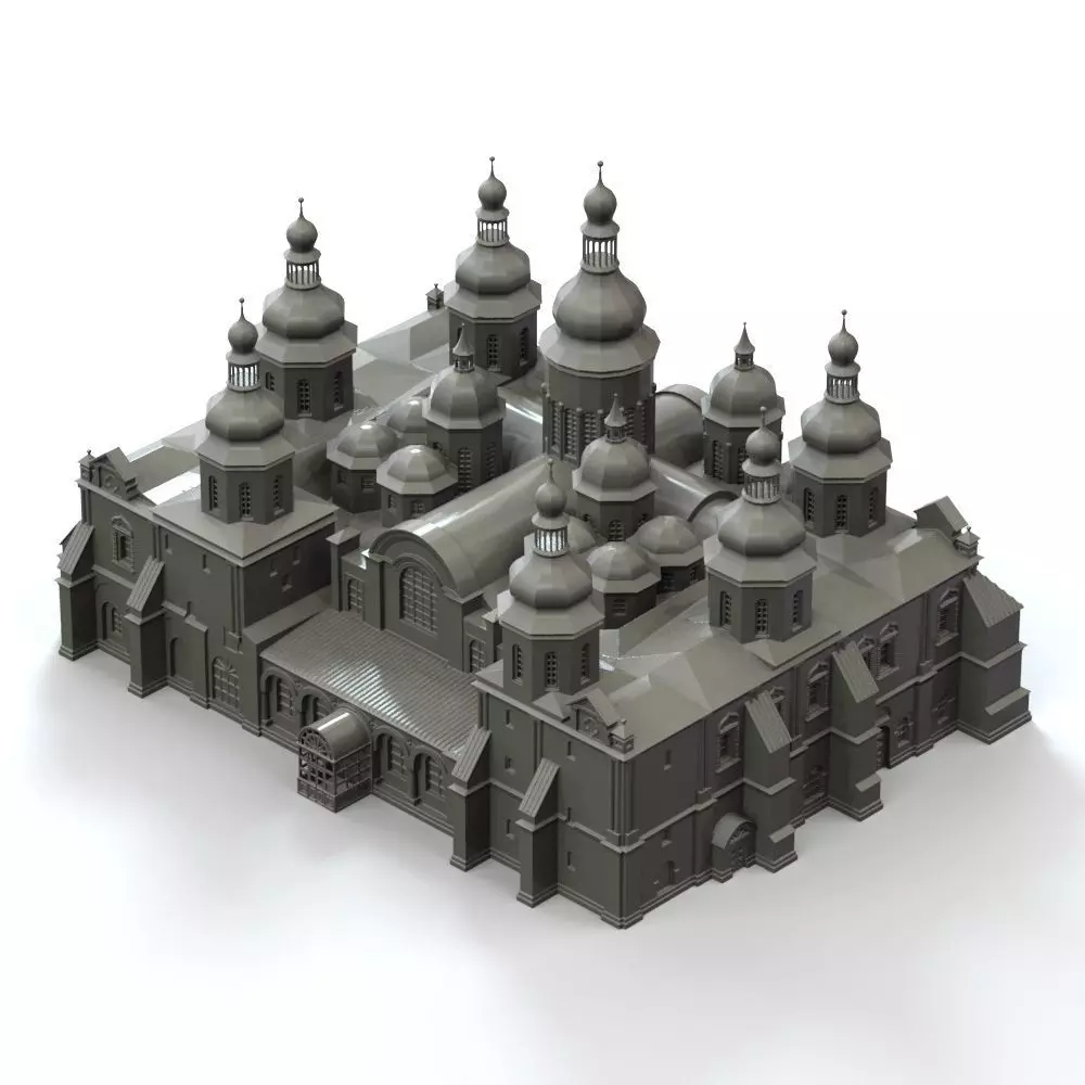 Saint Sophia Cathedral Kyiv 3D print model_0