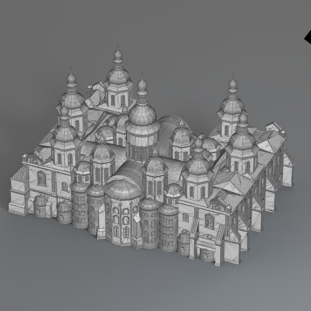 Saint Sophia Cathedral Kyiv 3D print model_18