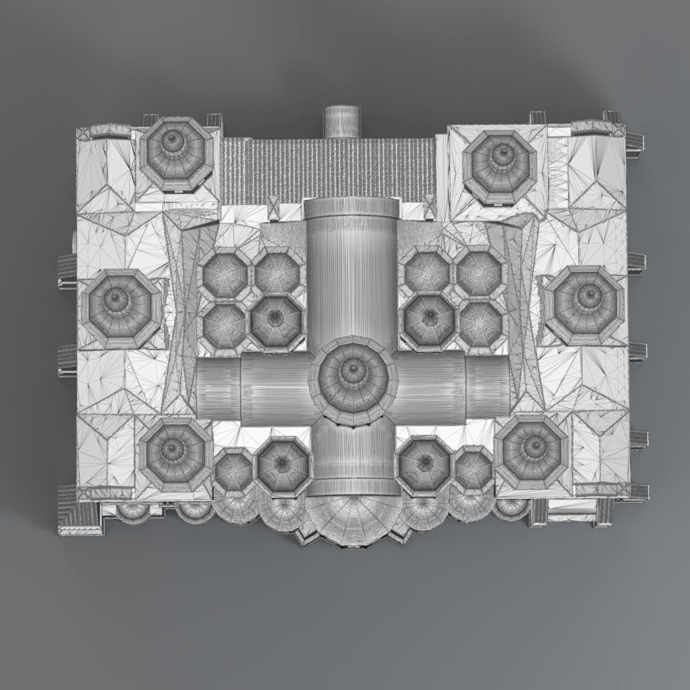 Saint Sophia Cathedral Kyiv 3D print model_17