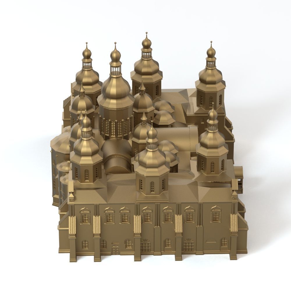 Saint Sophia Cathedral Kyiv 3D print model_2