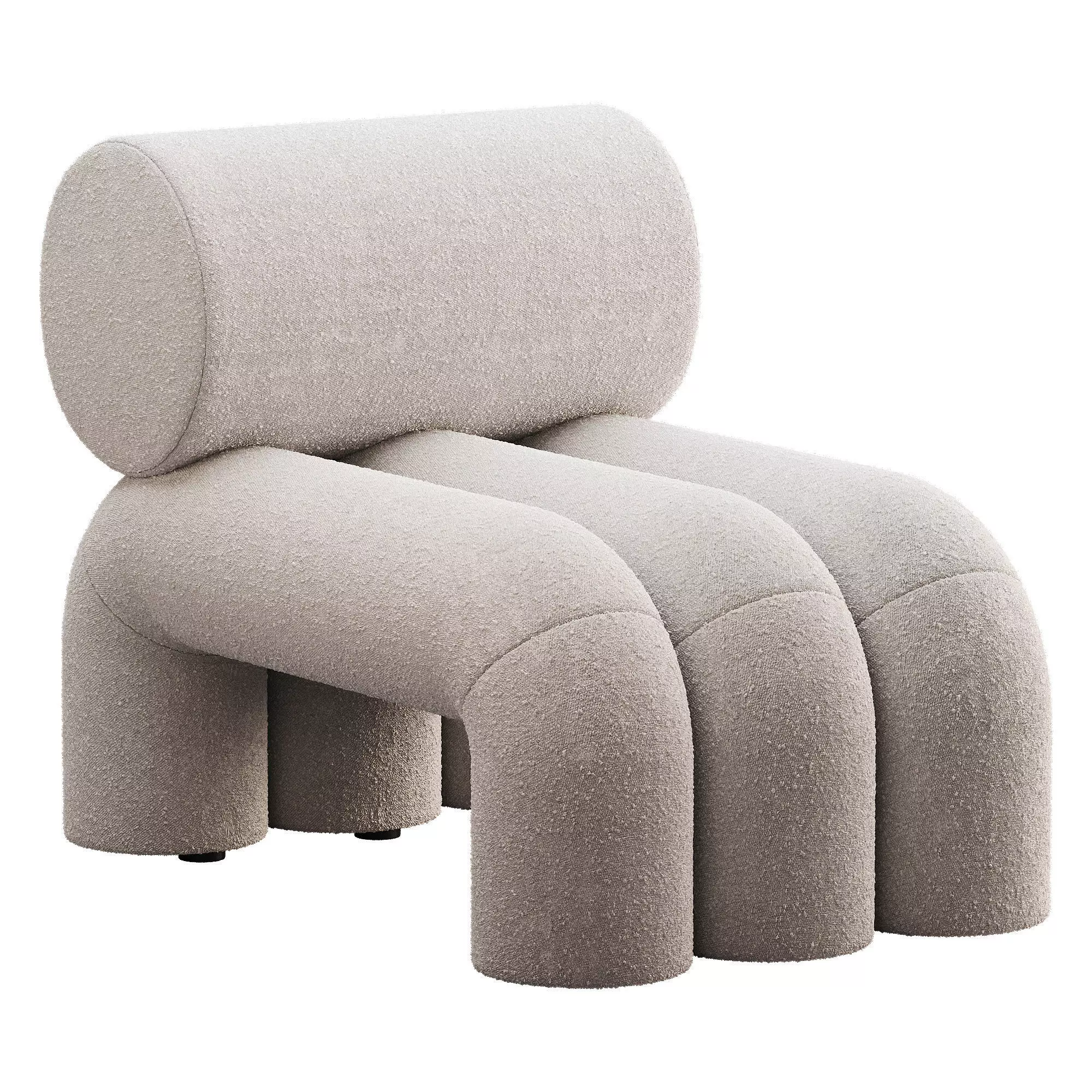 Foku chair Low-poly 3D model
