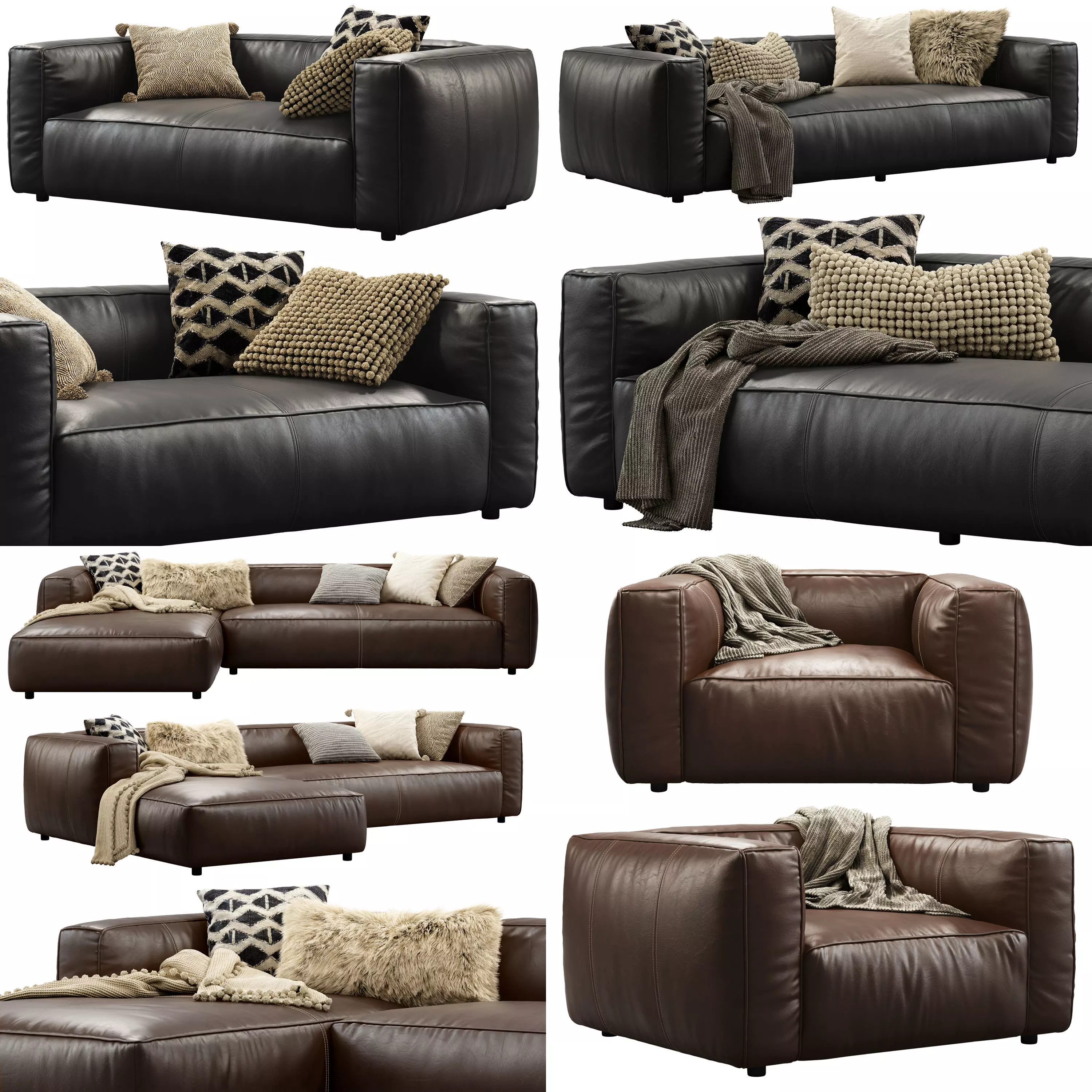 Joybird Jaxon Leather Collection _0