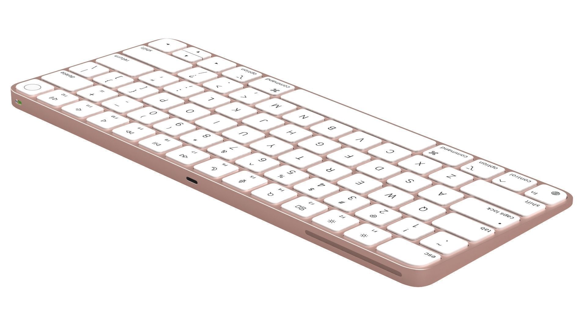 3D model Apple iMac 24 inch 2023 Pink with Keyboard-Mouse-Trackpad