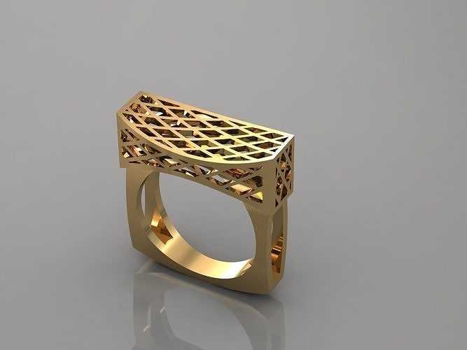  rectangle ring 3D print model