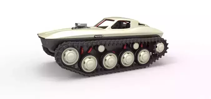 Vintage Monster tank Version 7 Scale 1 to 25
