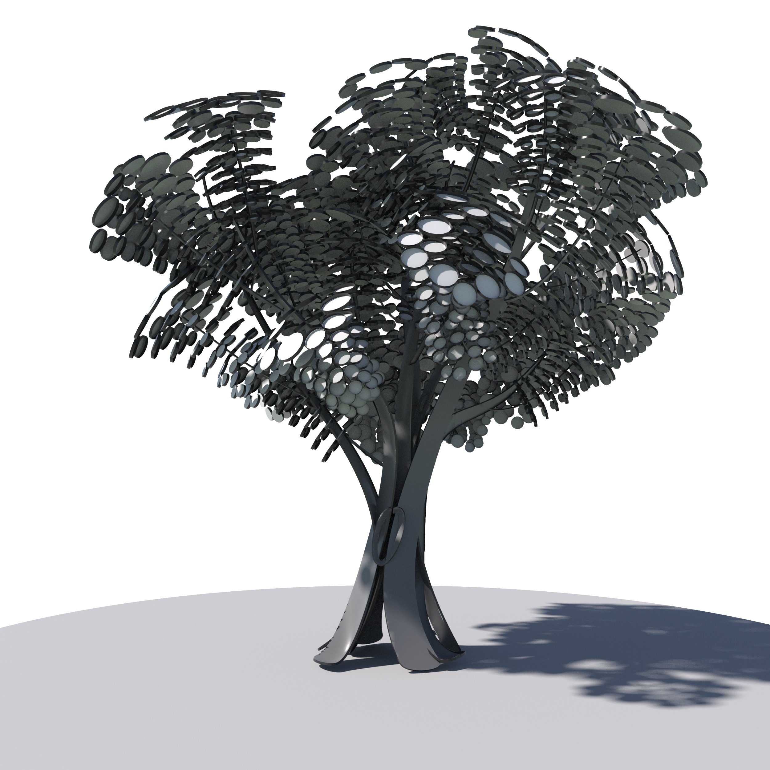 Cartoon tree S1Bv2 3D model_6
