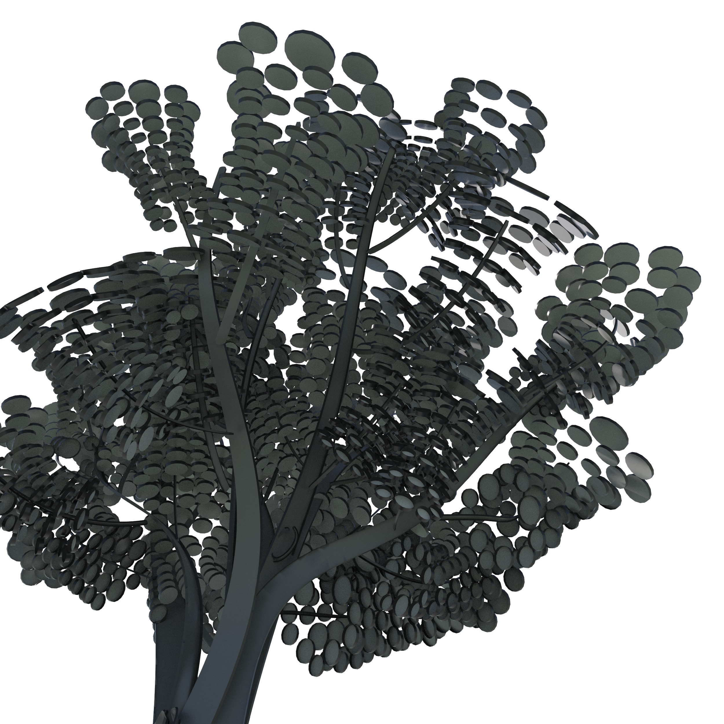 Cartoon tree S1Bv2 3D model_9