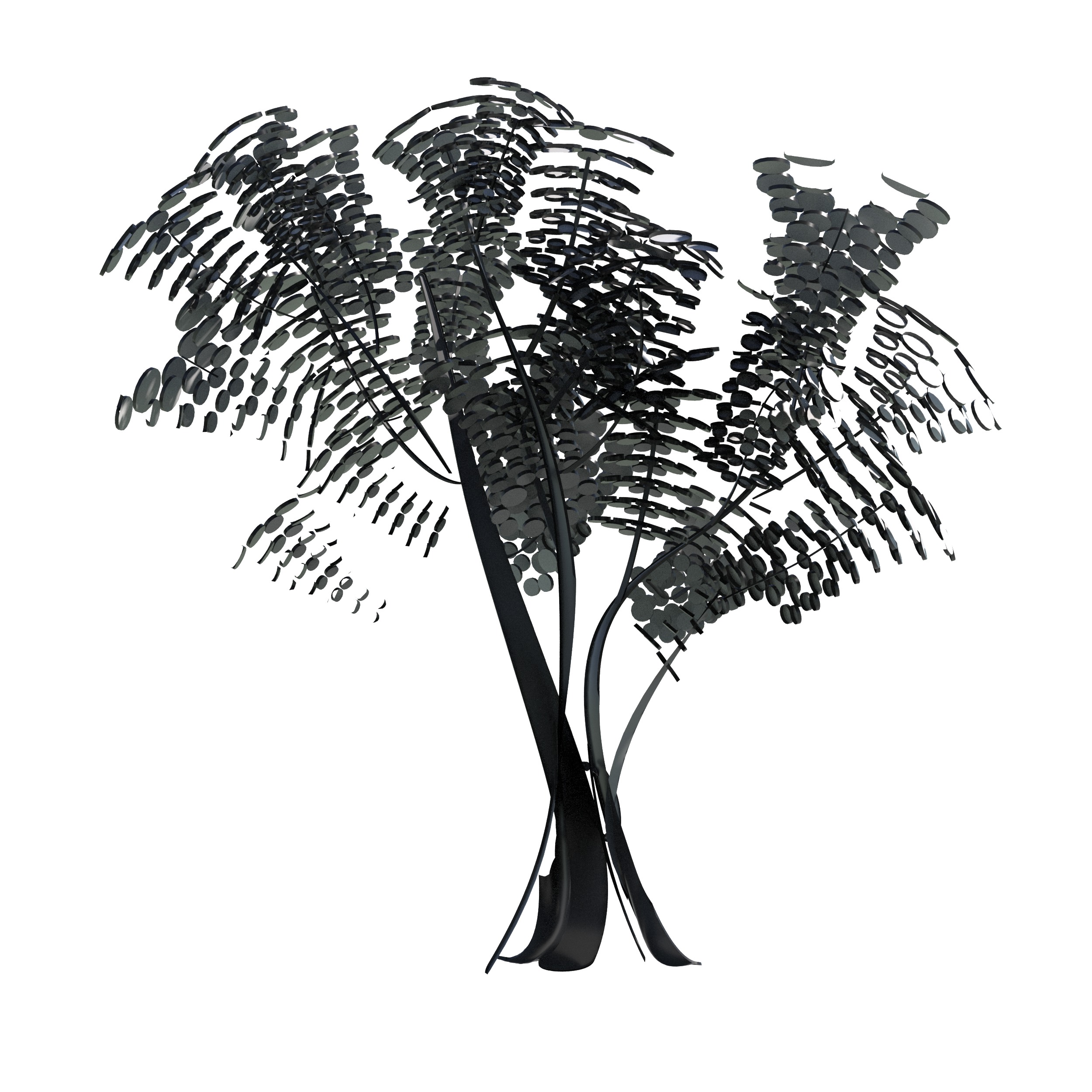 Cartoon tree S1Bv2 3D model_11