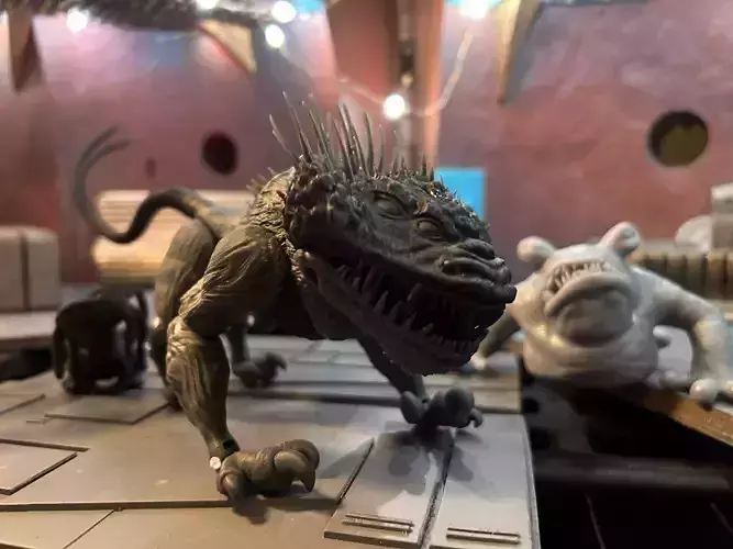 Nexu articulated figure 3D print model