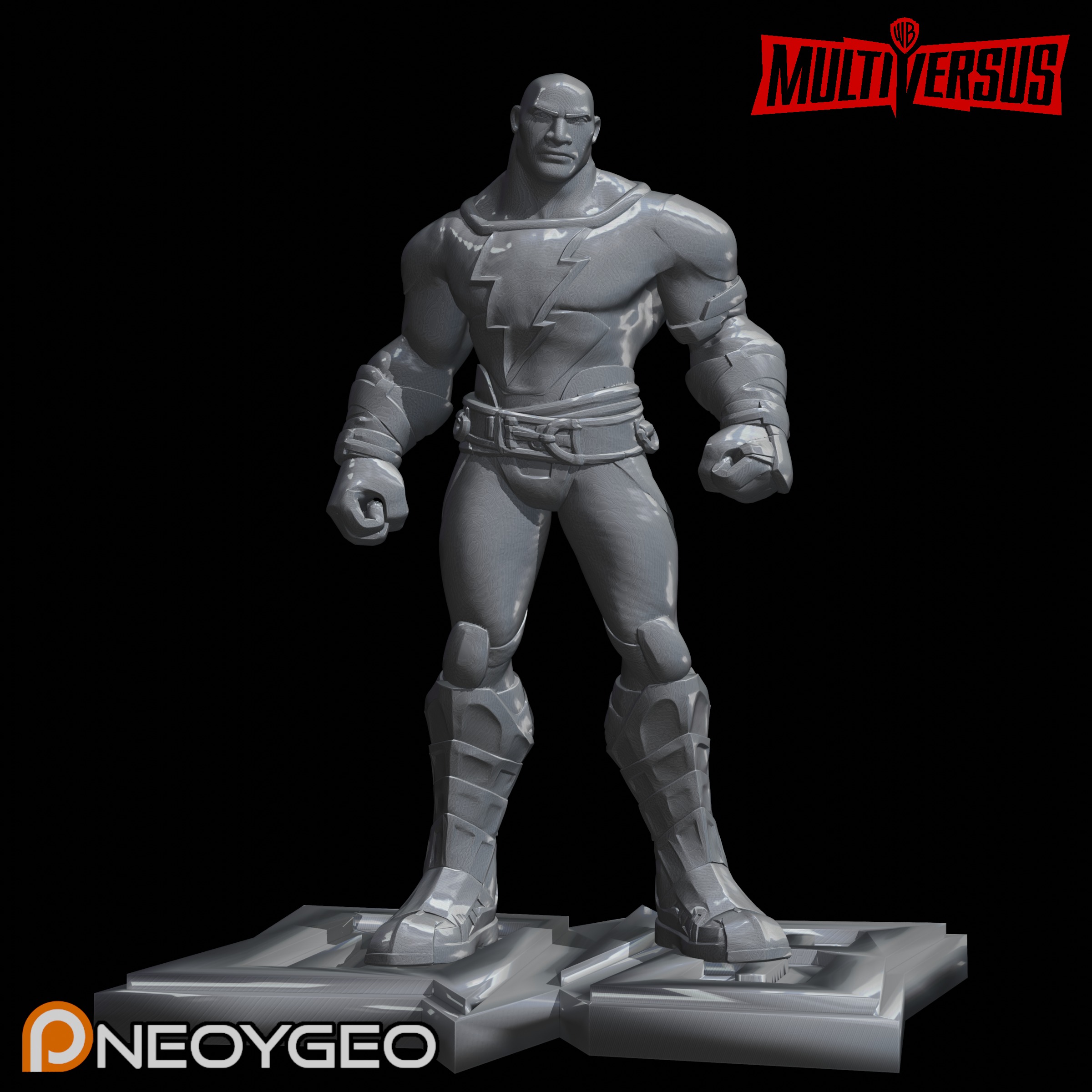 BLACK ADAM THE ROCK - MULTIVERSUS 3D print model_1