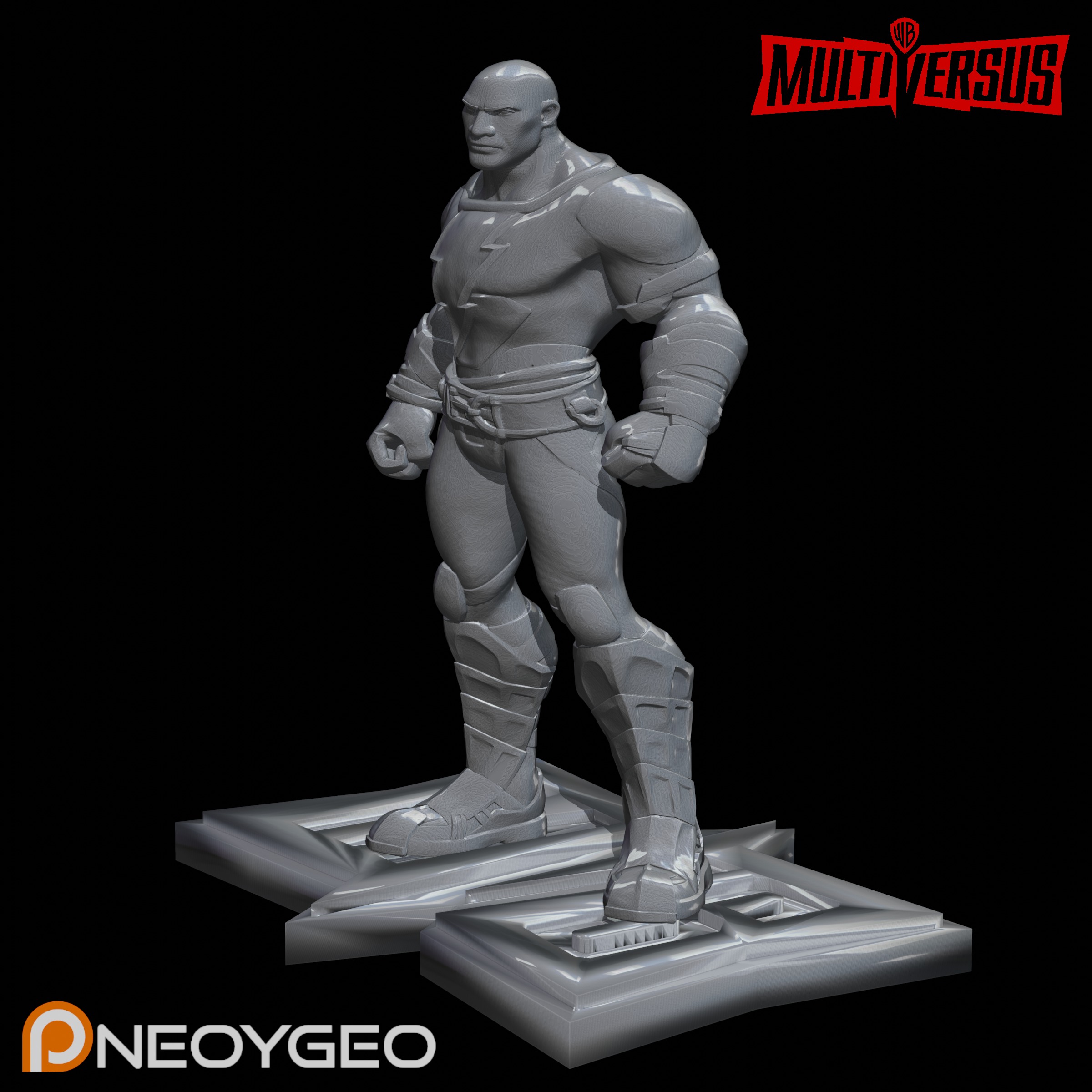 BLACK ADAM THE ROCK - MULTIVERSUS 3D print model_2
