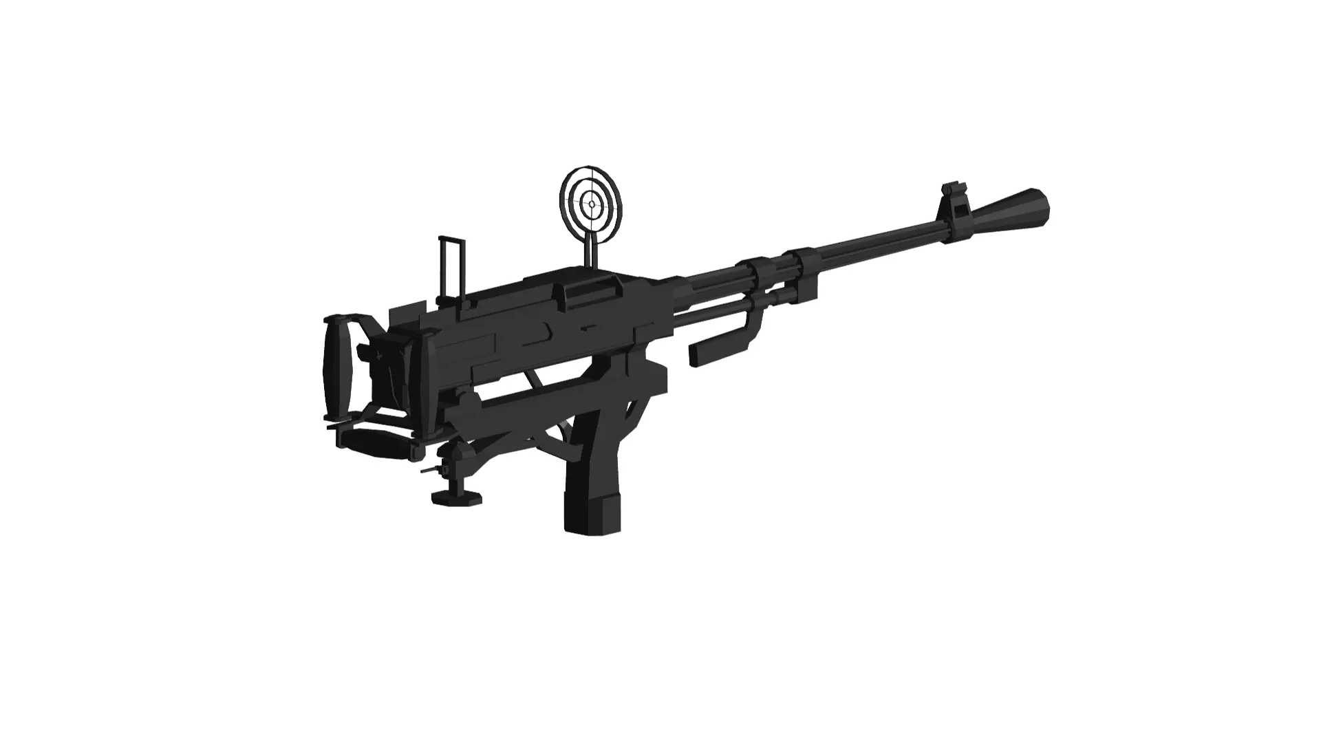 SG-43 Goryunov medium machine gun 3D model_0