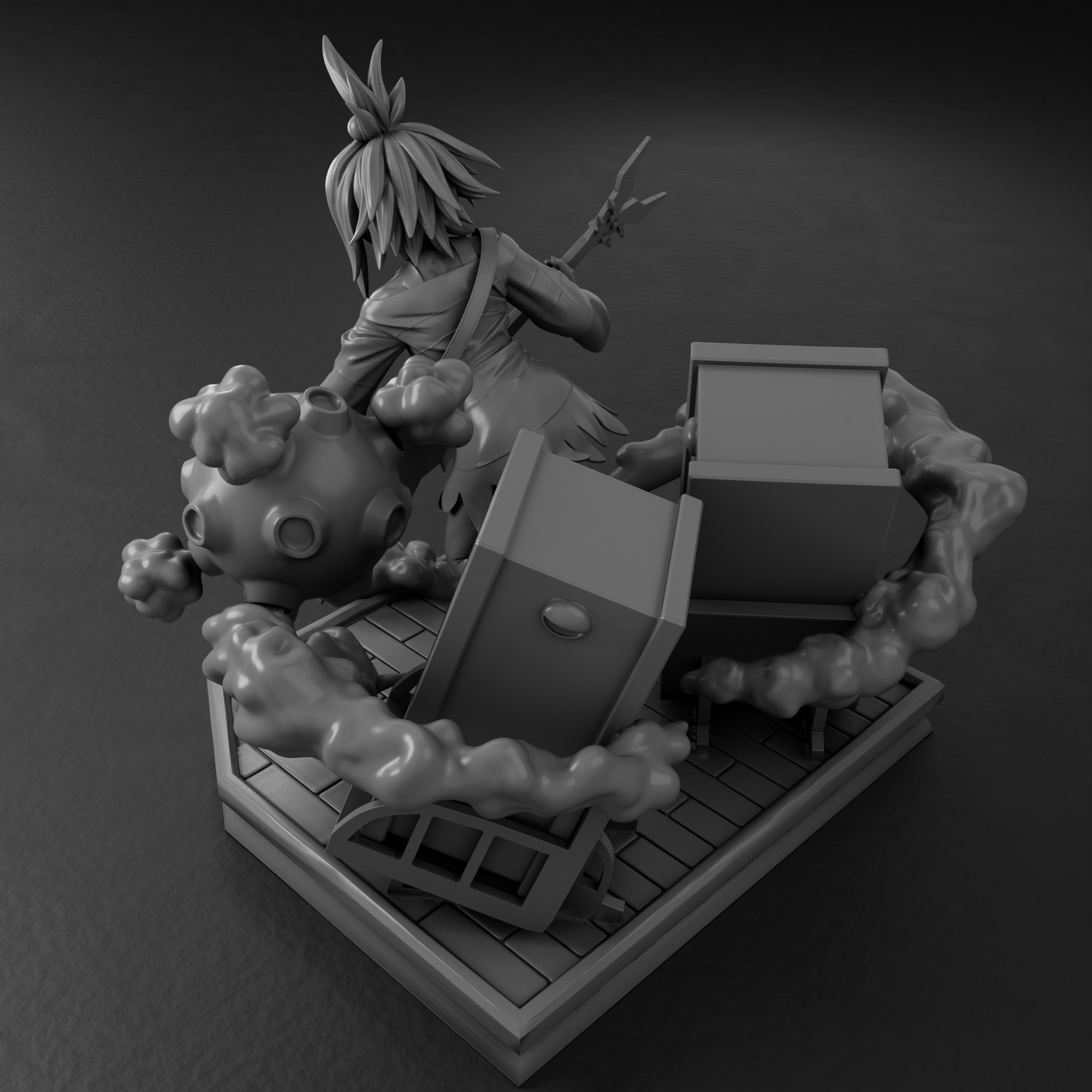 Roxie - Pokemon 3D print model_8