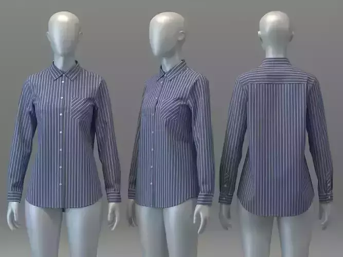 Striped Boyfriend Shirt