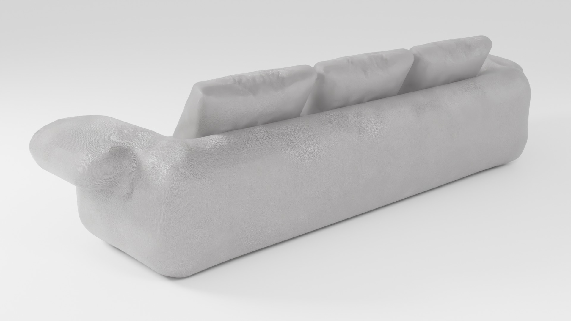 Soft sofa in light colors in a modern style 3D model_3