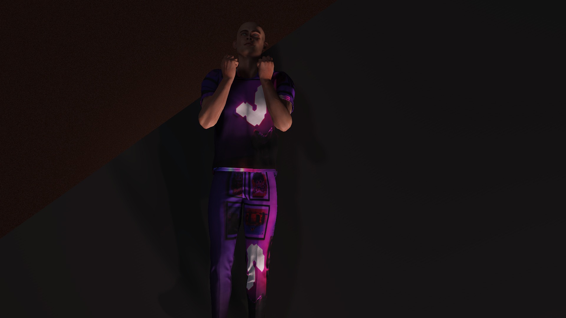 Elf Man Low-poly 3D model_3