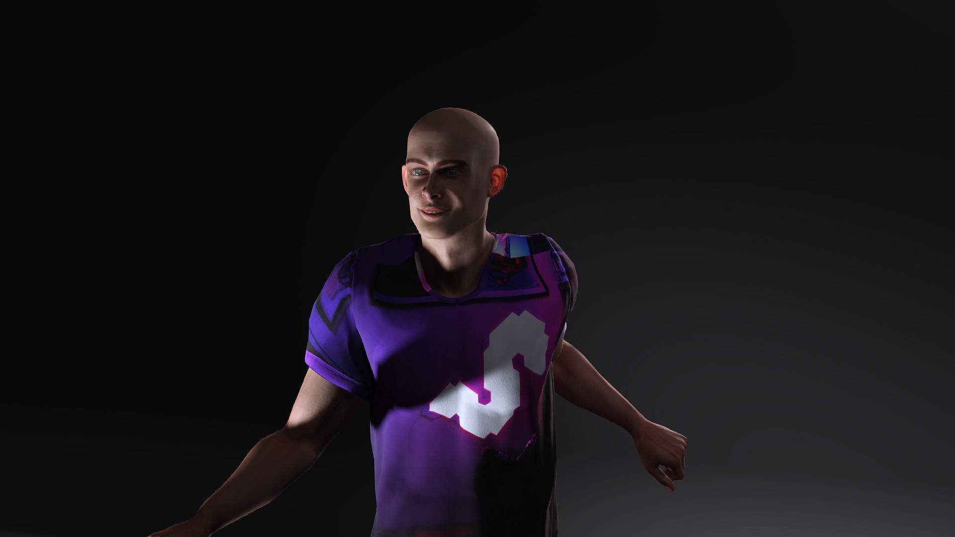 Elf Man Low-poly 3D model_1