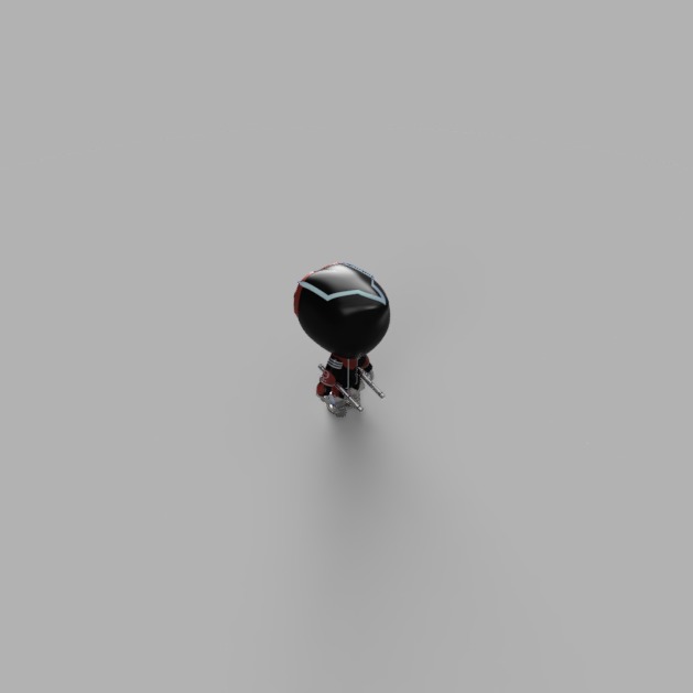 Marvel Comics Mini Deadpool 2099 Warda Wilson 3D model_4