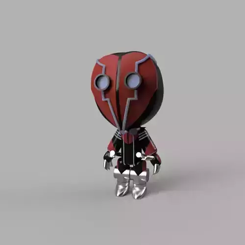 Marvel Comics Mini Deadpool 2099 Warda Wilson 3D model