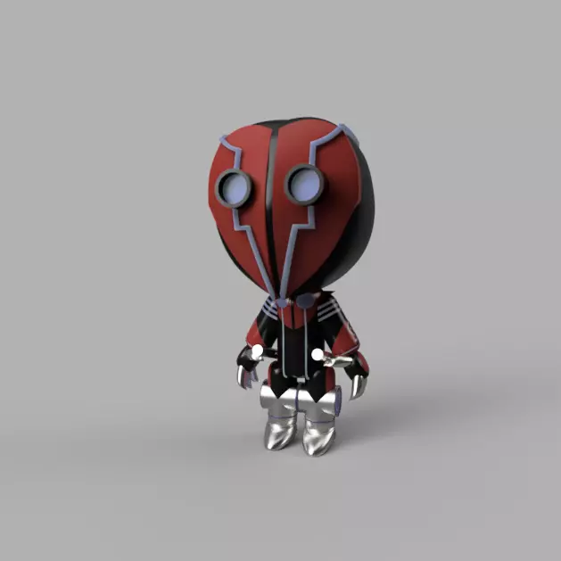 Marvel Comics Mini Deadpool 2099 Warda Wilson 3D model_0