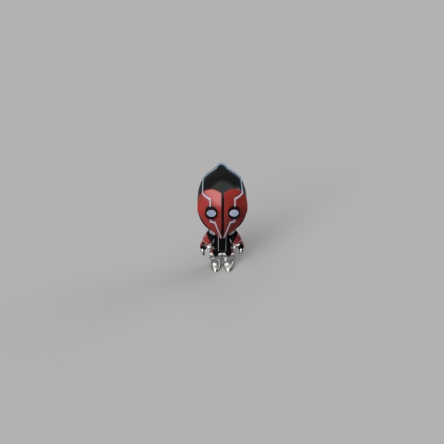 Marvel Comics Mini Deadpool 2099 Warda Wilson 3D model_2