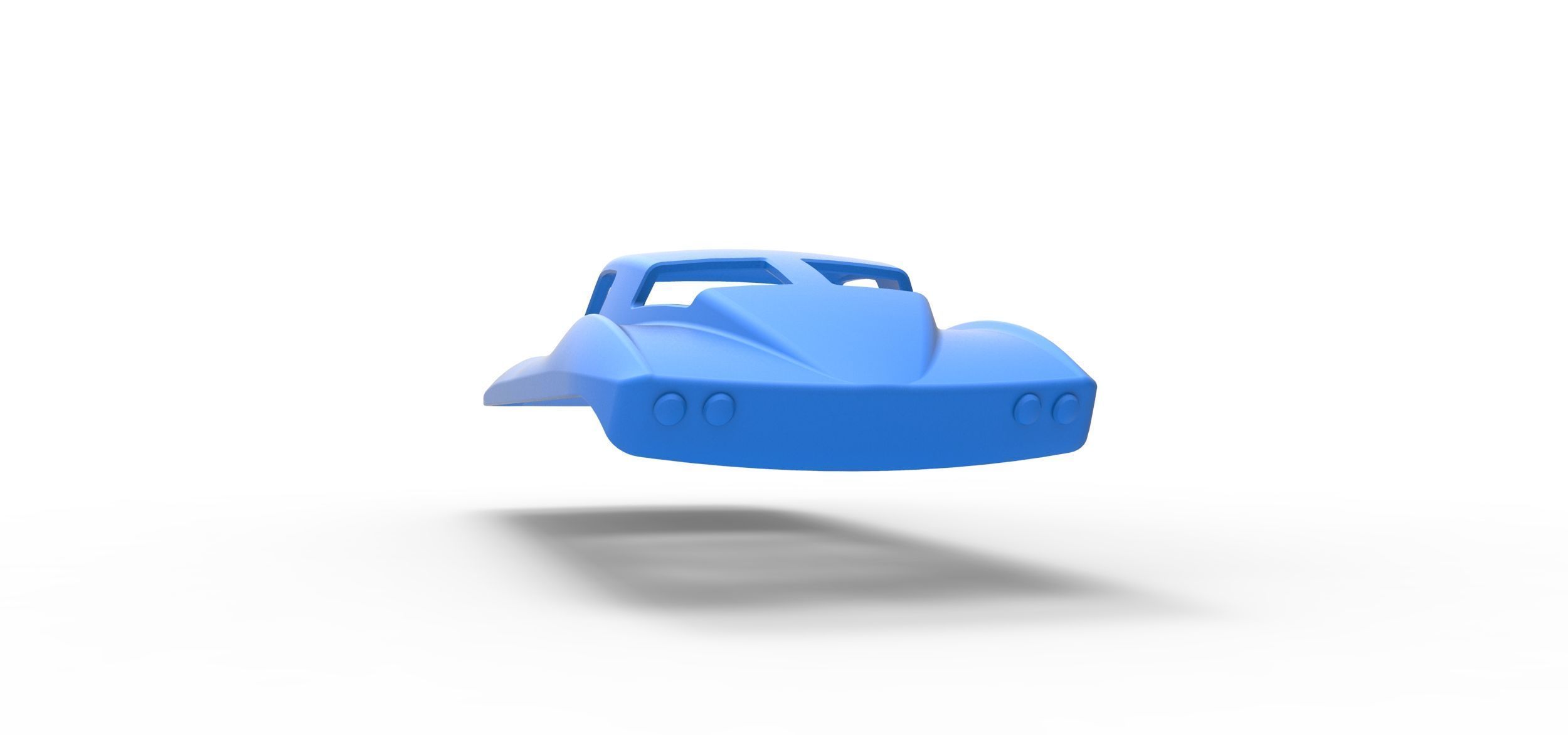 Shell for Vintage Monster tank Version 5 Scale 1 to 25 3D print model_12