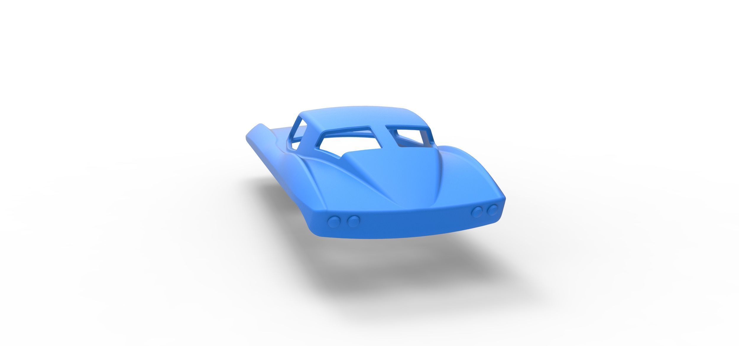 Shell for Vintage Monster tank Version 5 Scale 1 to 25 3D print model_11