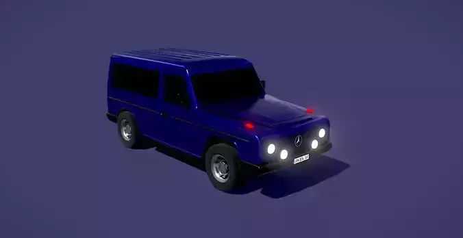 Mercedes G Class 1985 Low-poly 3D model