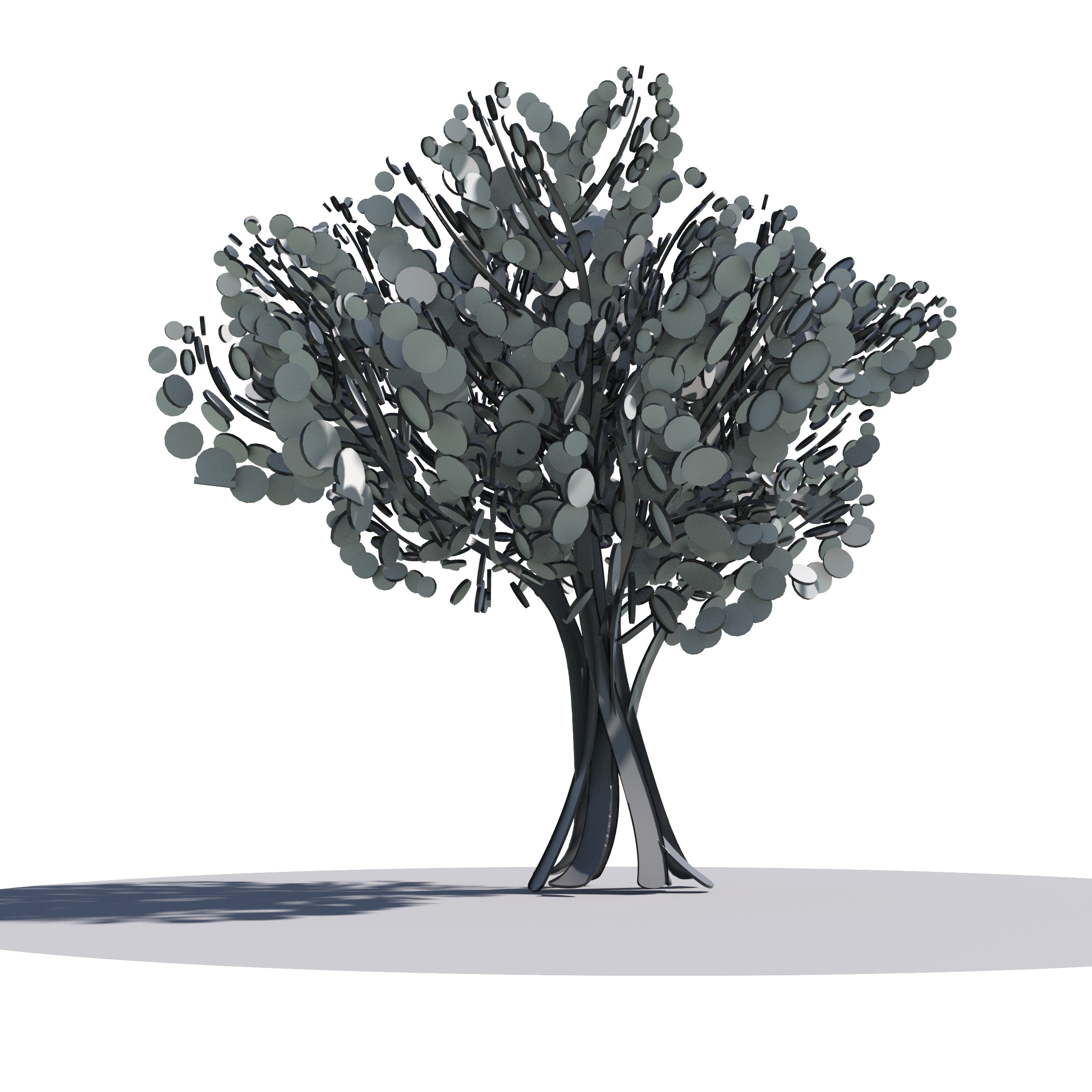 Cartoon tree S1Cv1 3D model_7
