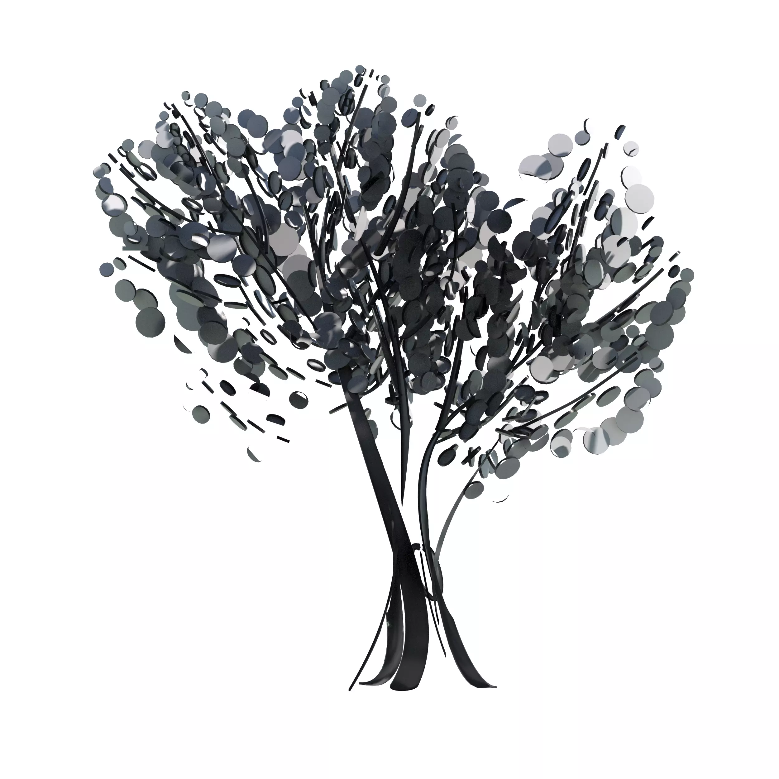 Cartoon tree S1Cv1 3D model_0