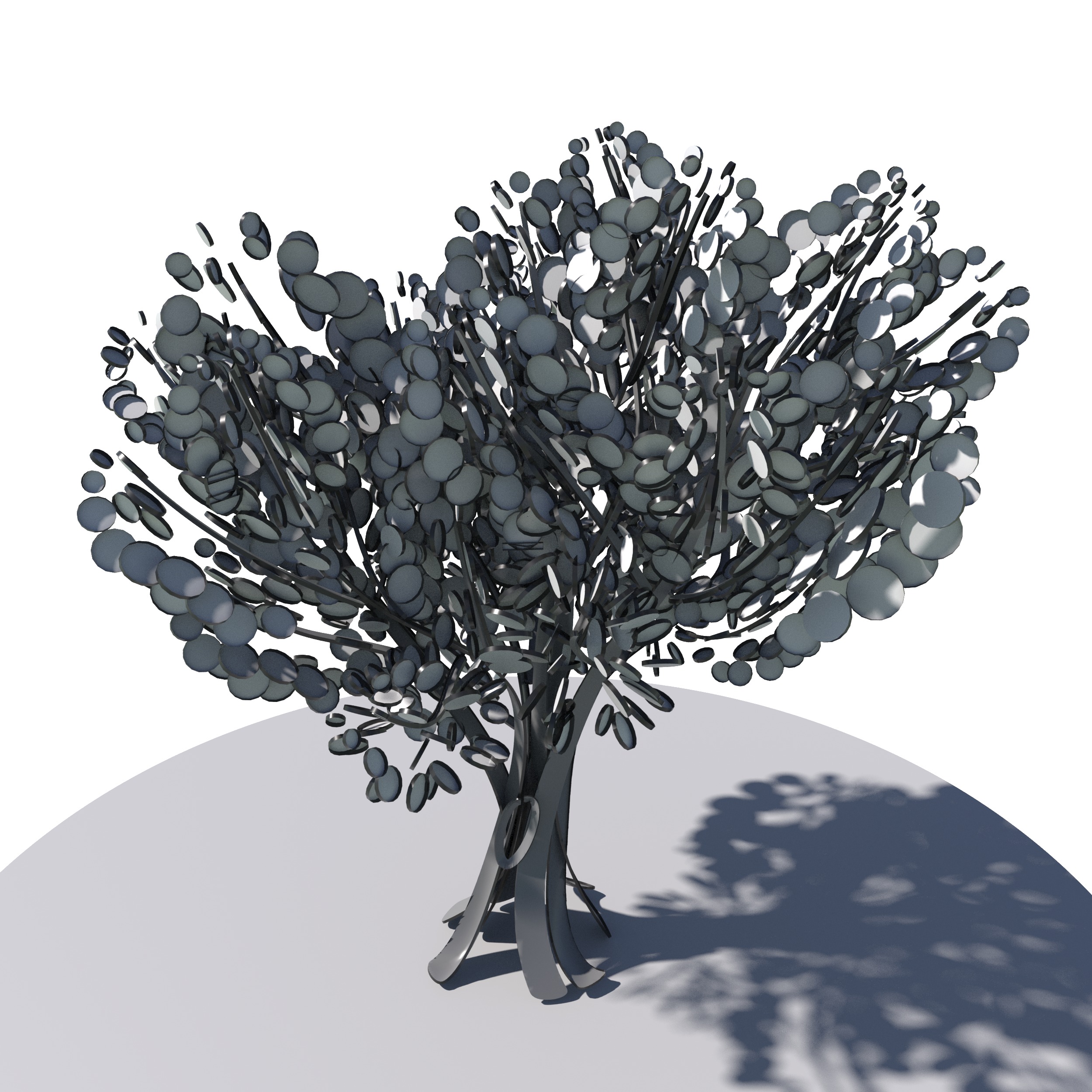 Cartoon tree S1Cv1 3D model_1
