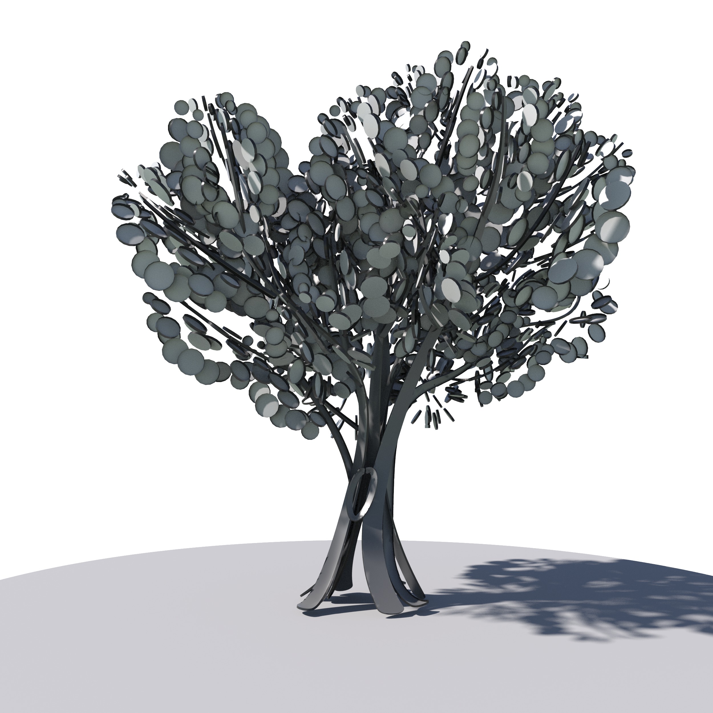 Cartoon tree S1Cv1 3D model_4