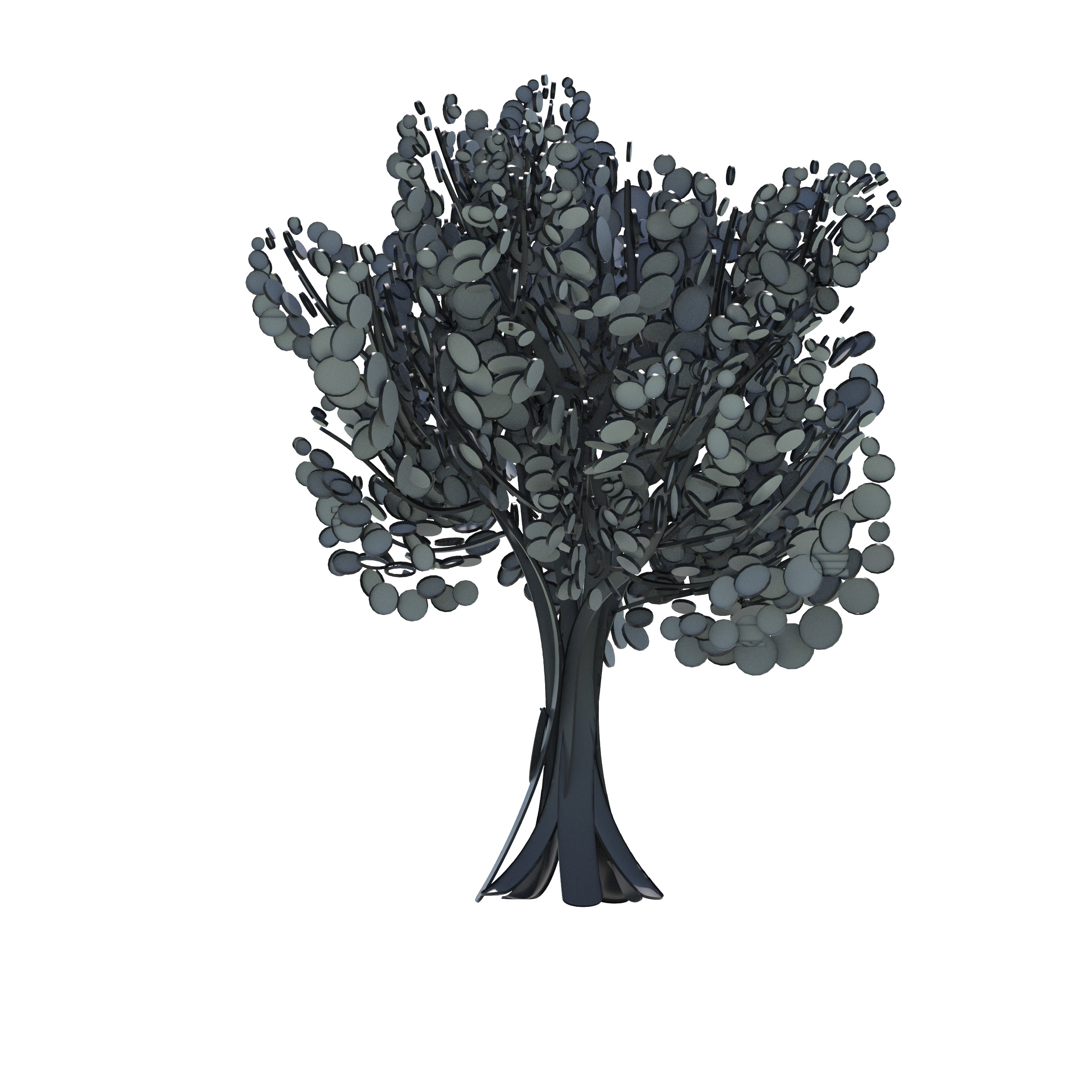 Cartoon tree S1Cv1 3D model_12