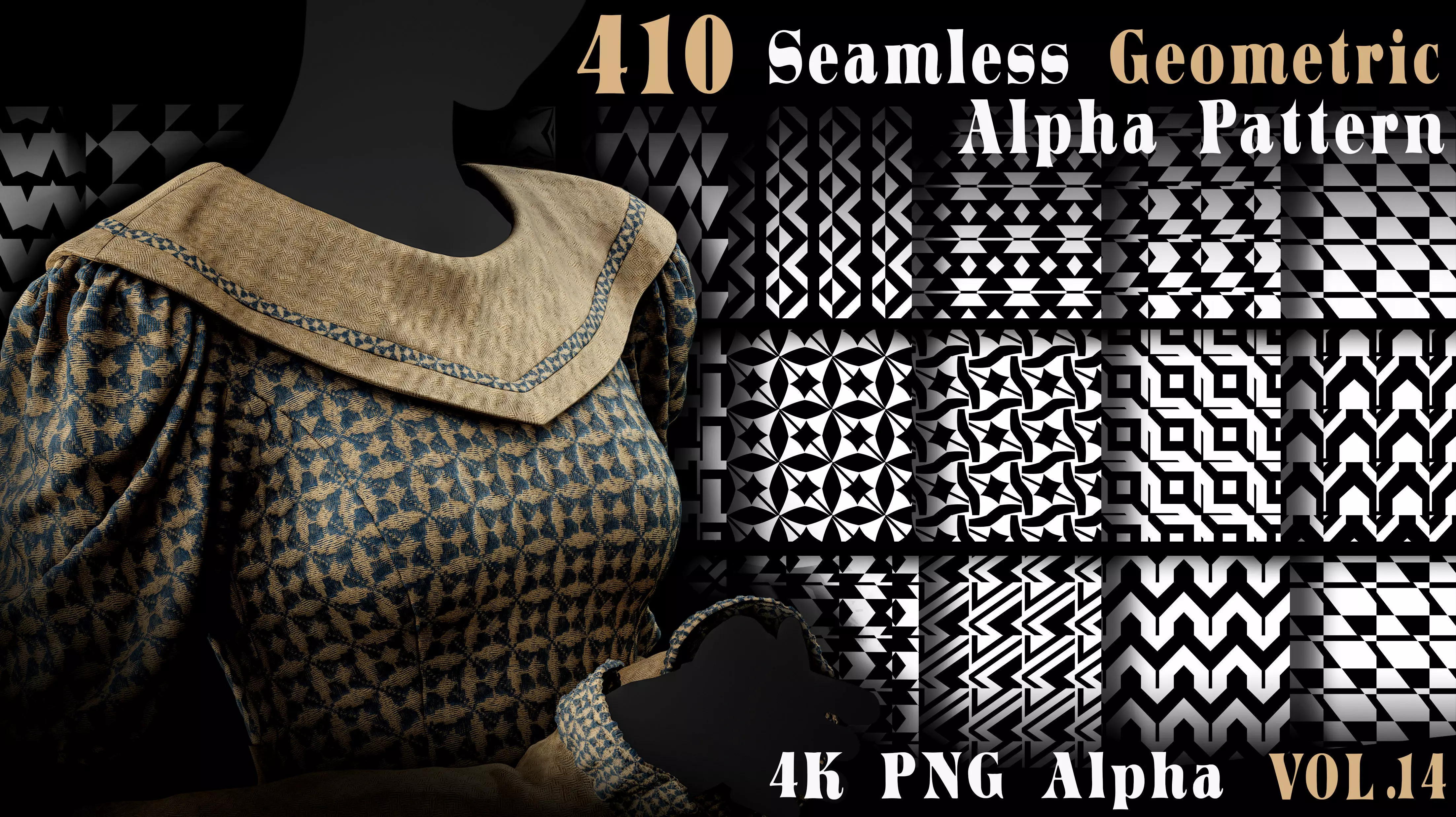 410 Seamless Geometric Pattern - Vol14 Texture