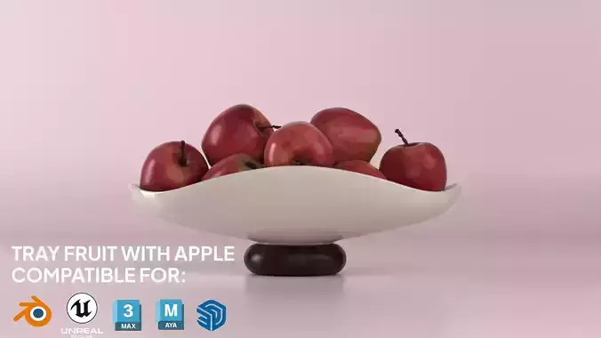 Fruit Tray with Apple