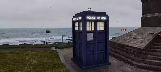 Tardis Exterior - Police Box