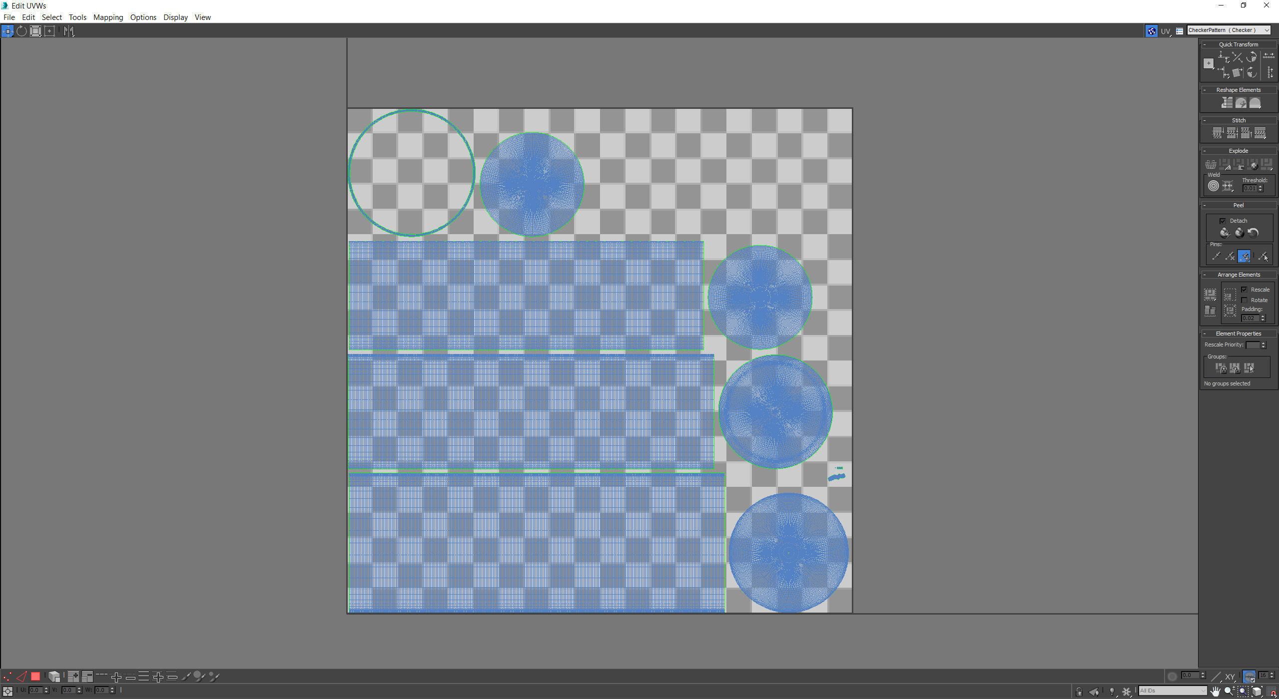 Glass Candle Holder with Wax and Wick -- built to scale 3D model_5