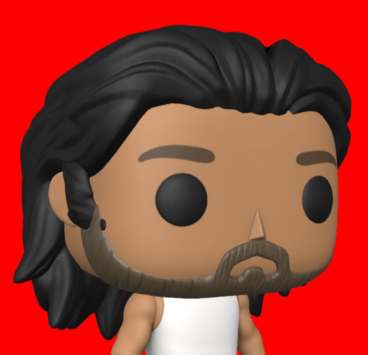 CUSTOM FUNKO POP - BEARD 3 3D print model_1