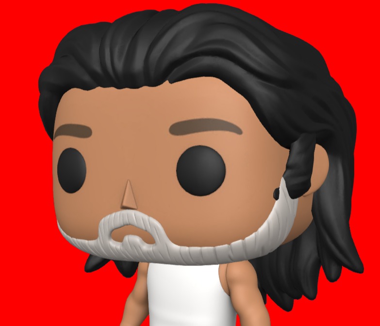 CUSTOM FUNKO POP - BEARD 3 3D print model_4