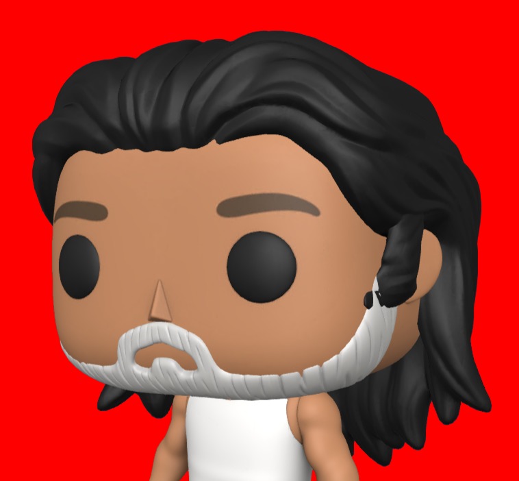 CUSTOM FUNKO POP - BEARD 3 3D print model_3