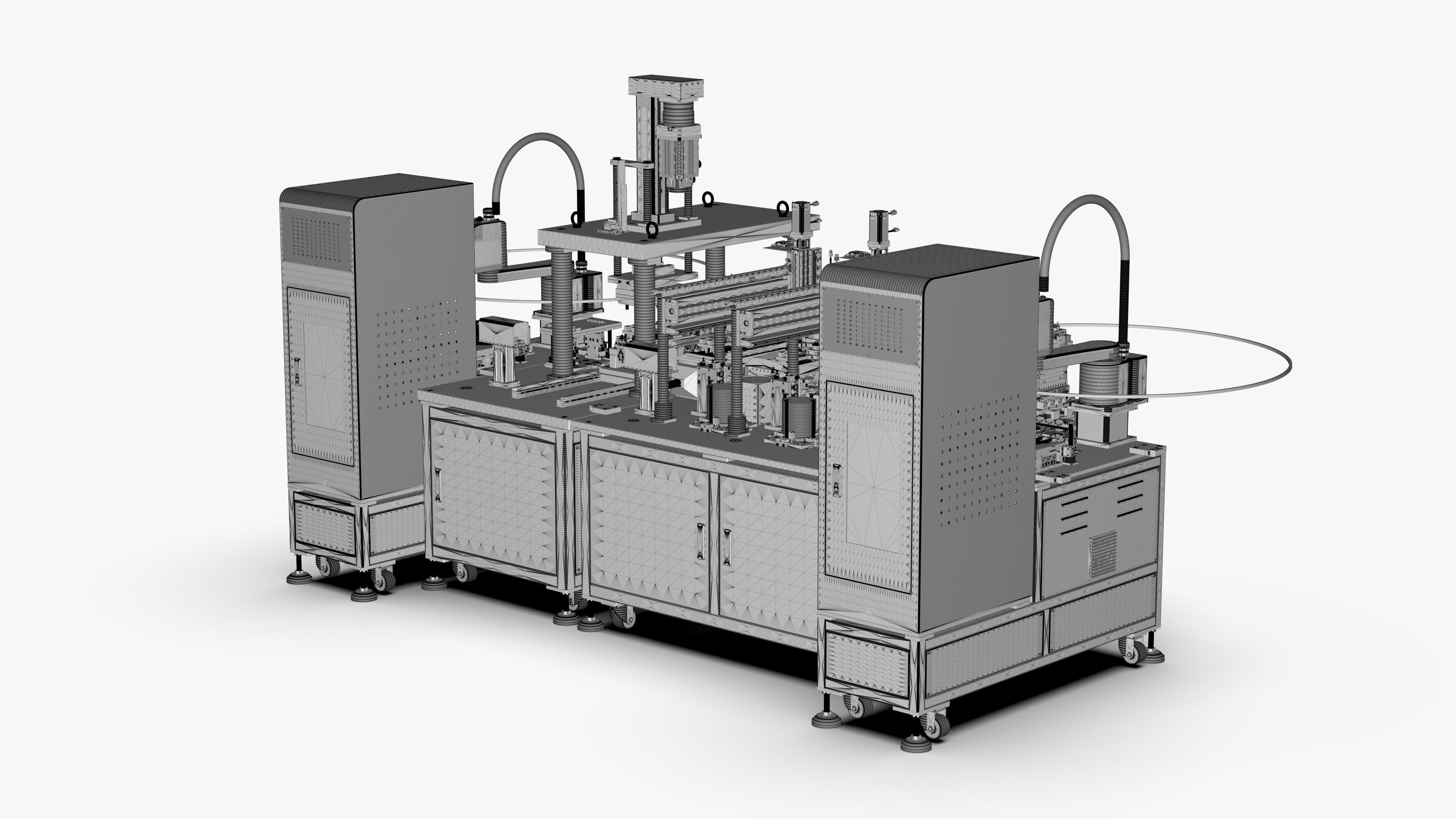 Automatic Copper Tube Grinding Full Circle Machine 3D model_23