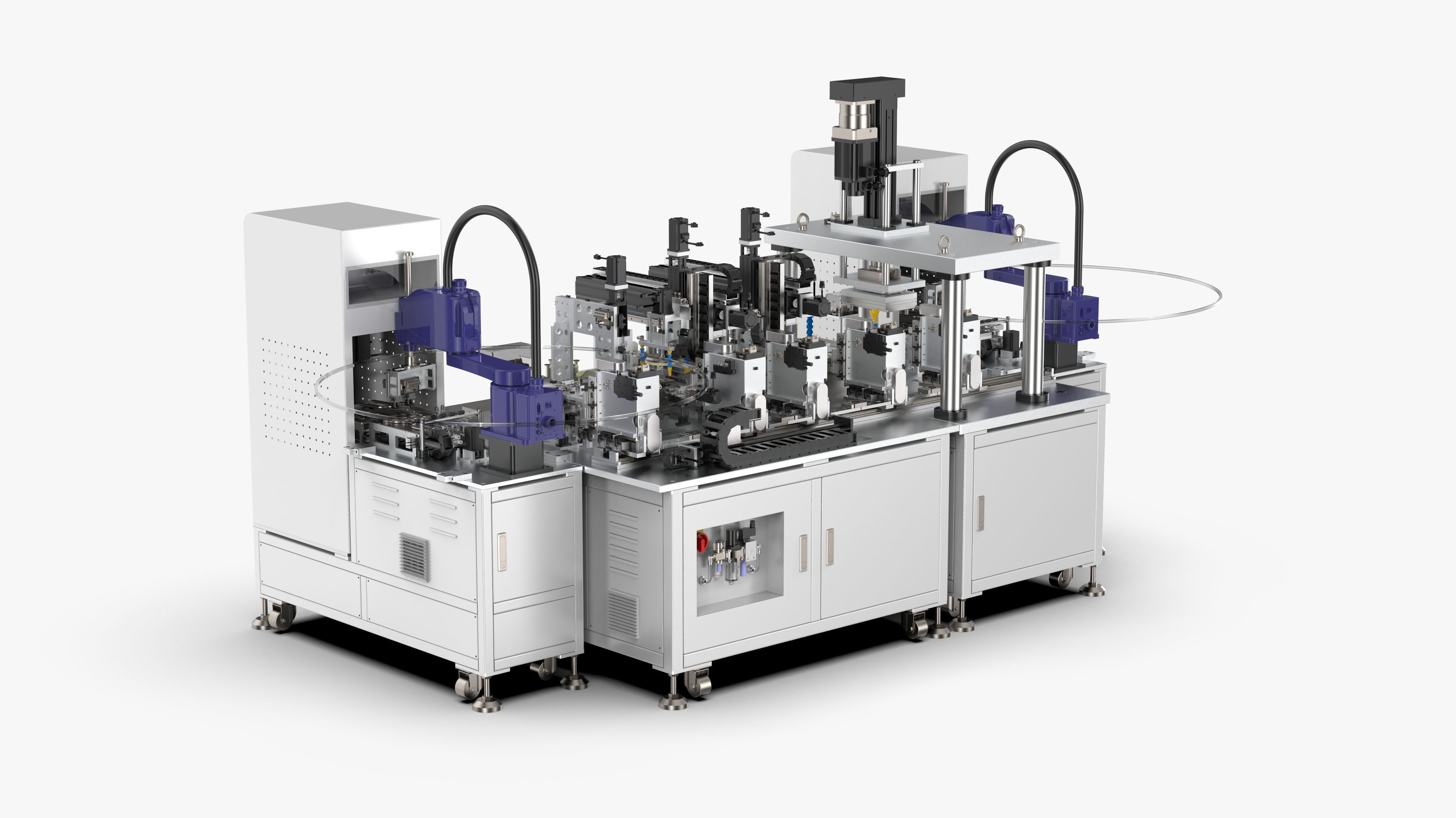 Automatic Copper Tube Grinding Full Circle Machine 3D model_2