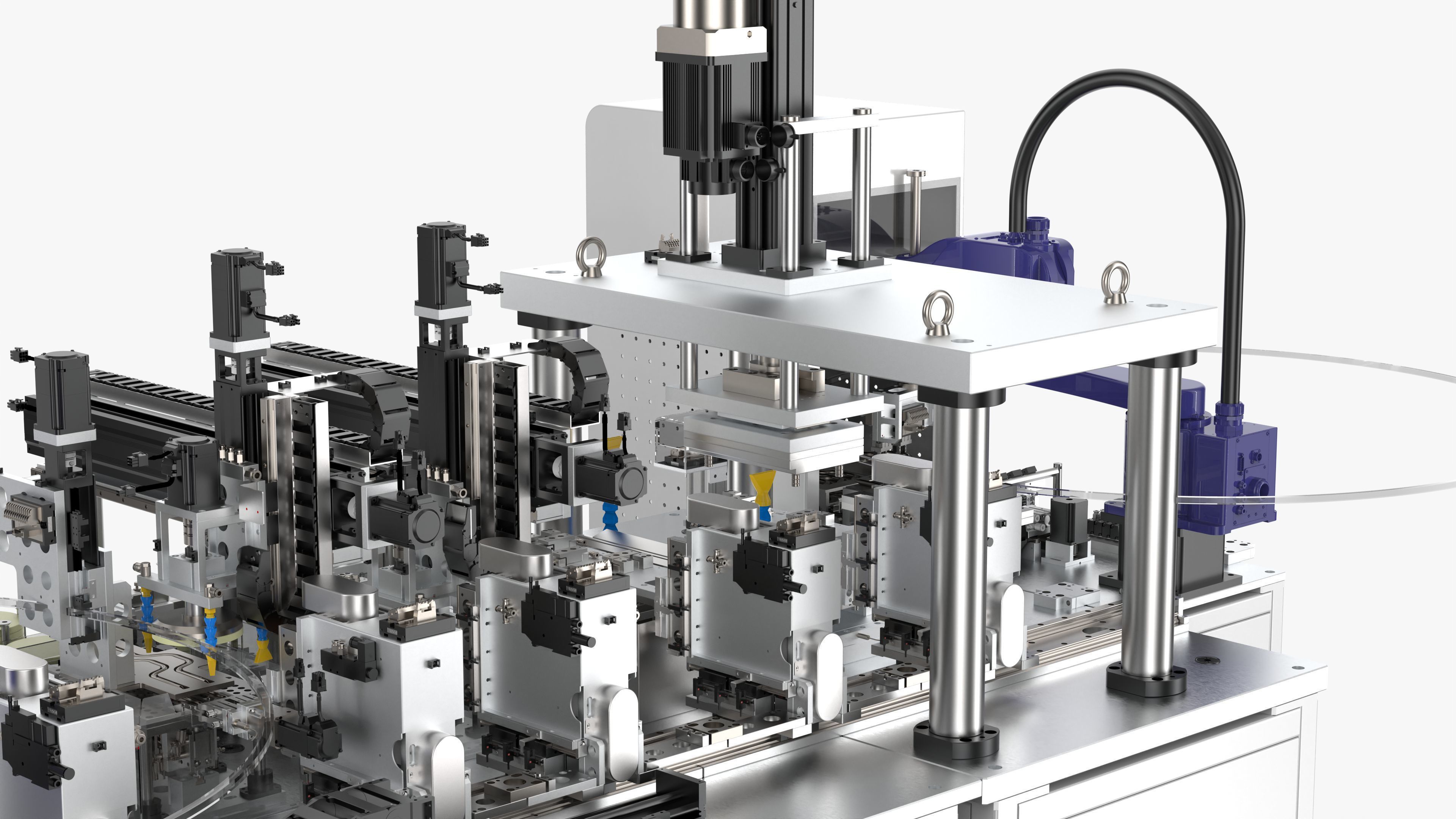 Automatic Copper Tube Grinding Full Circle Machine 3D model_15