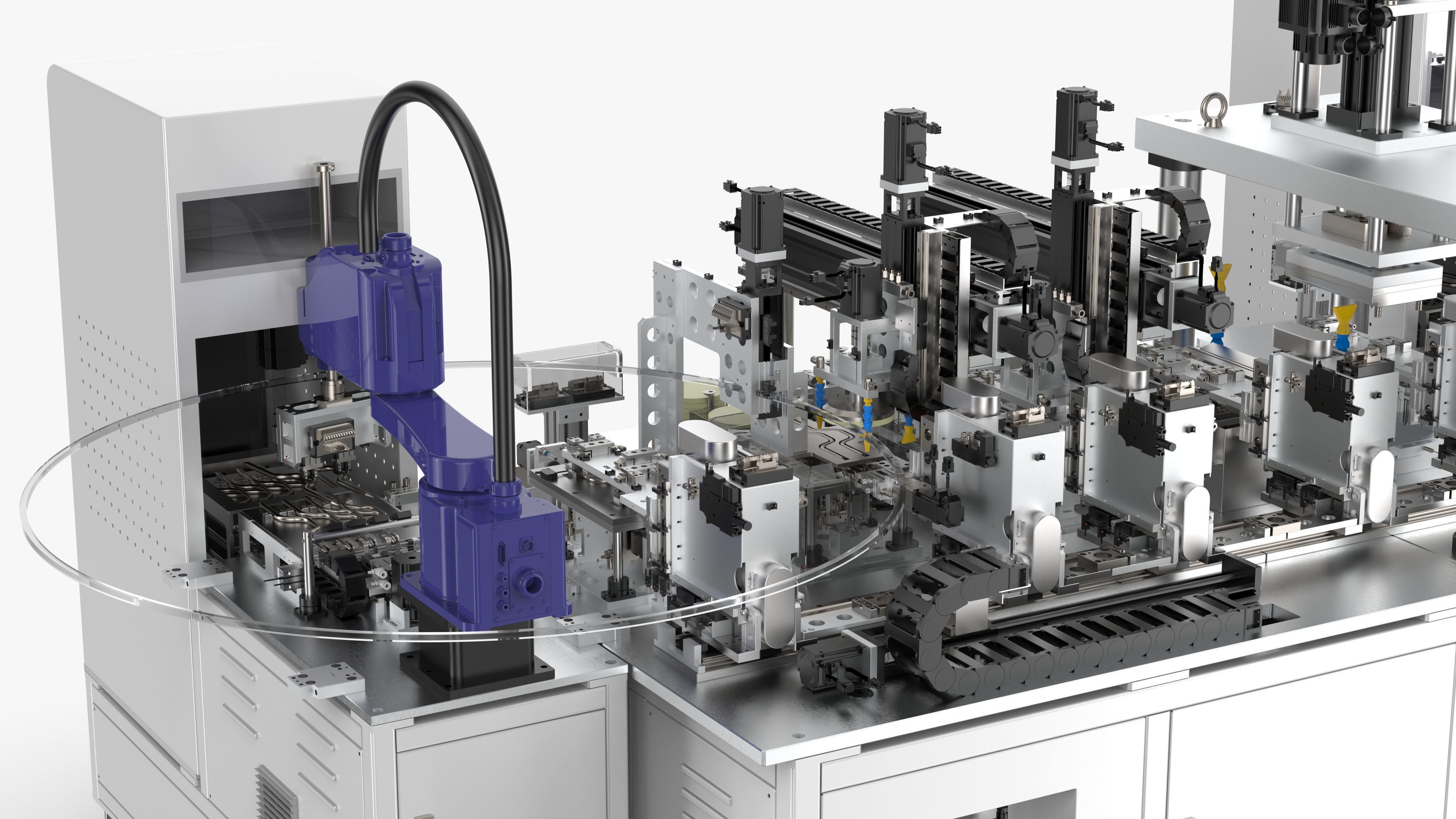 Automatic Copper Tube Grinding Full Circle Machine 3D model_13