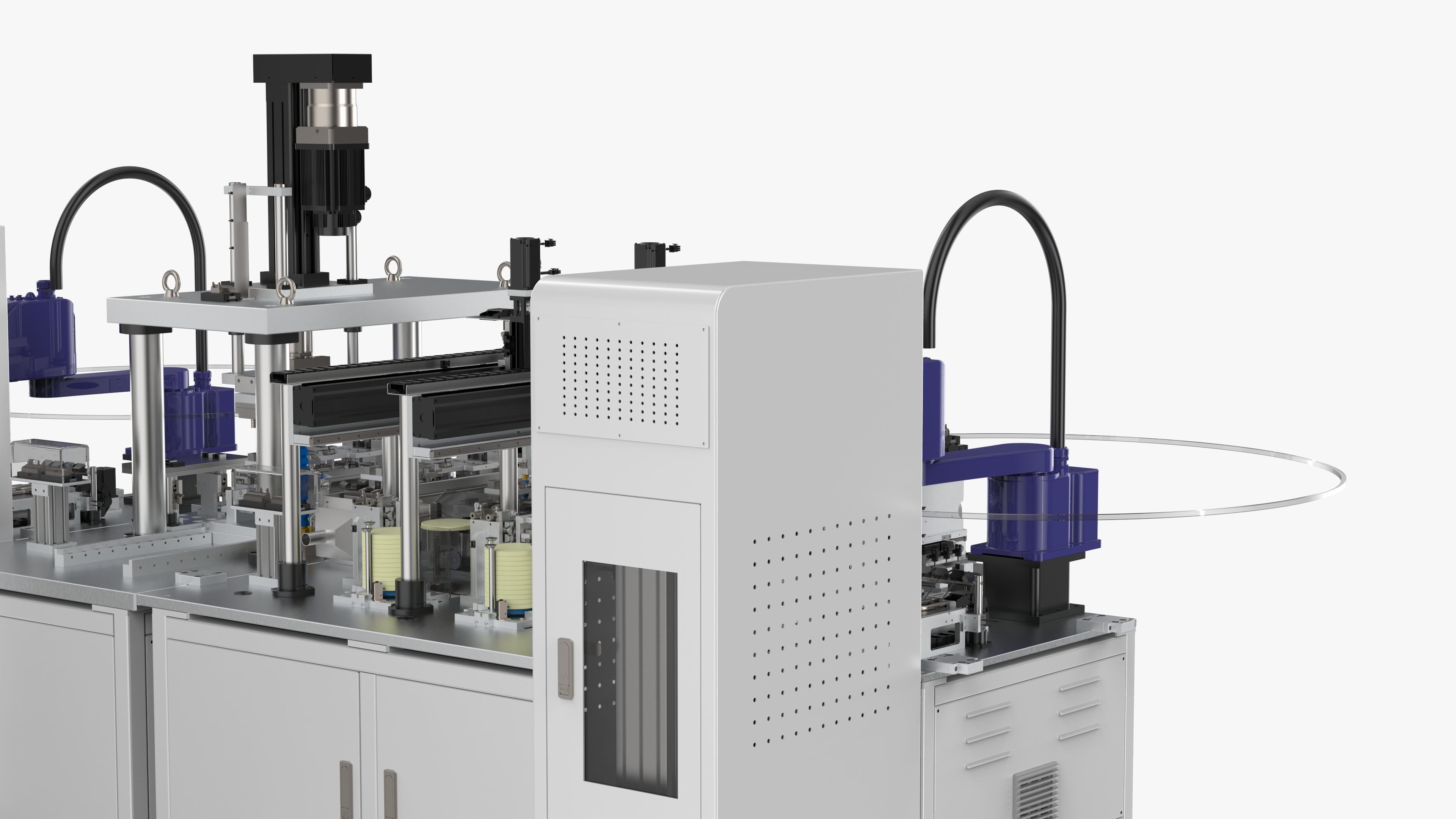 Automatic Copper Tube Grinding Full Circle Machine 3D model_11