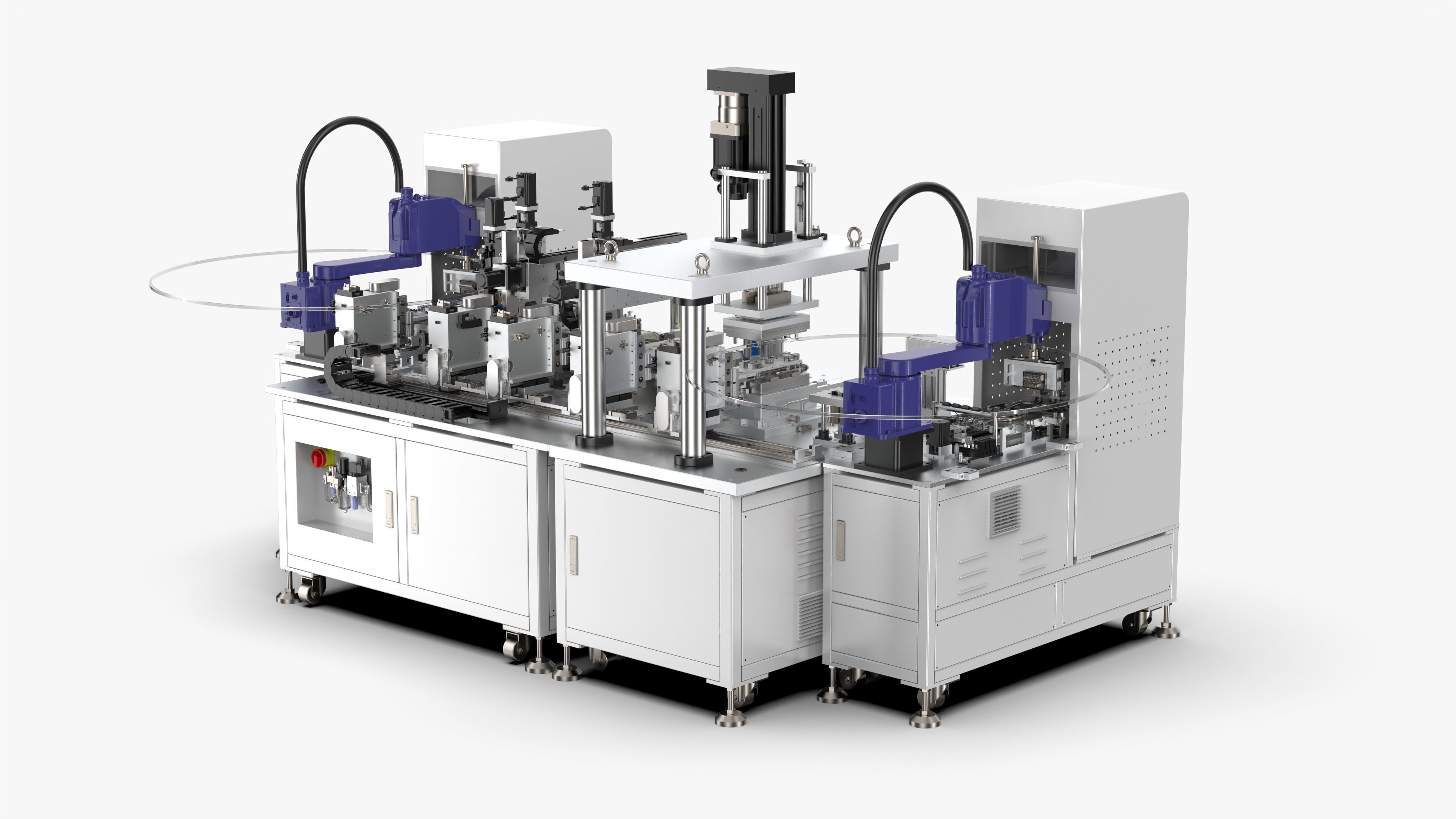 Automatic Copper Tube Grinding Full Circle Machine 3D model_4