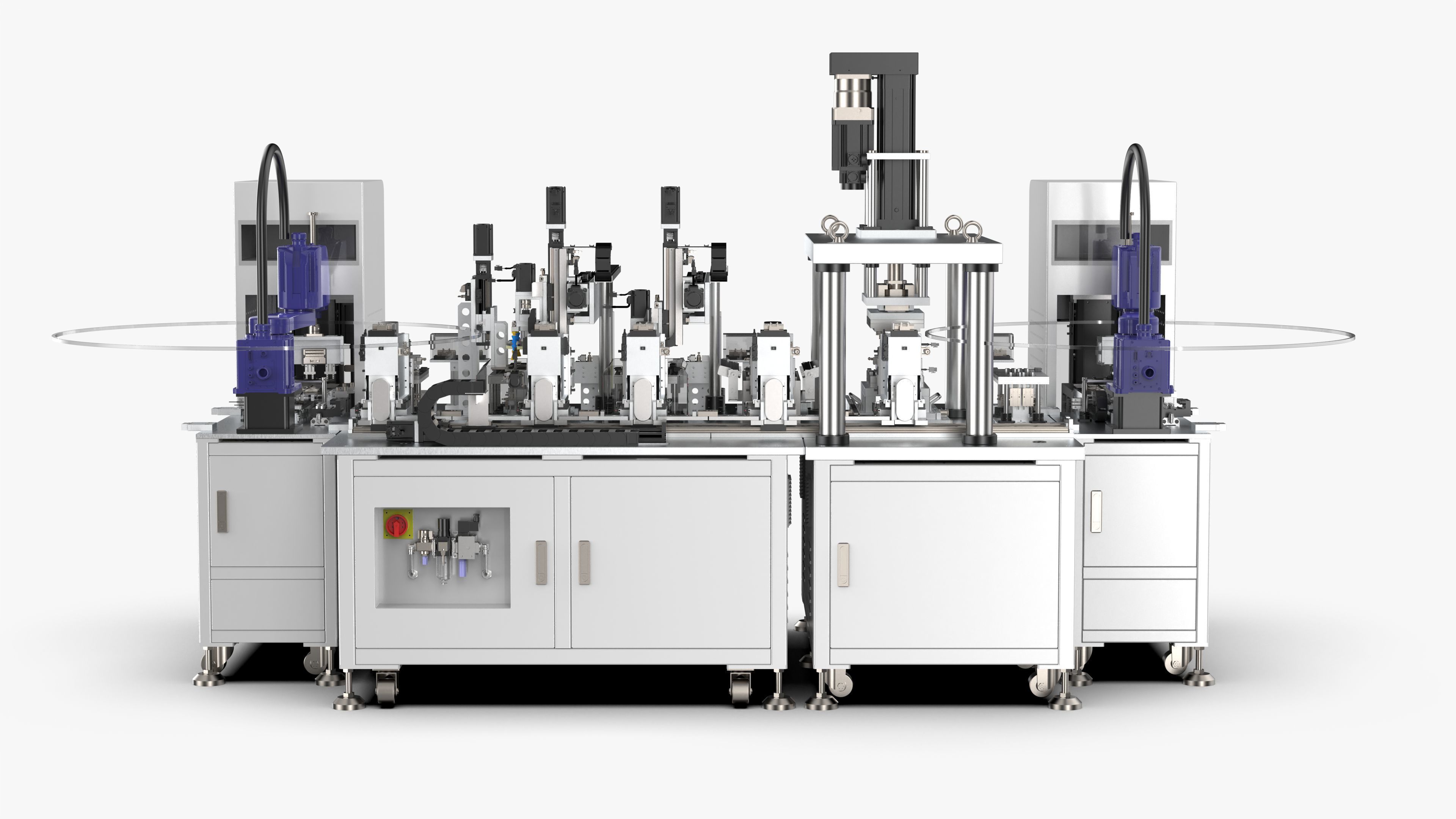 Automatic Copper Tube Grinding Full Circle Machine 3D model_5