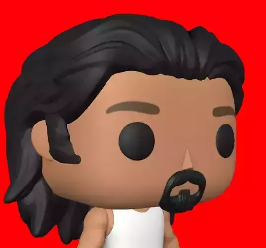 CUSTOM FUNKO POP - BEARD 4 3D print model